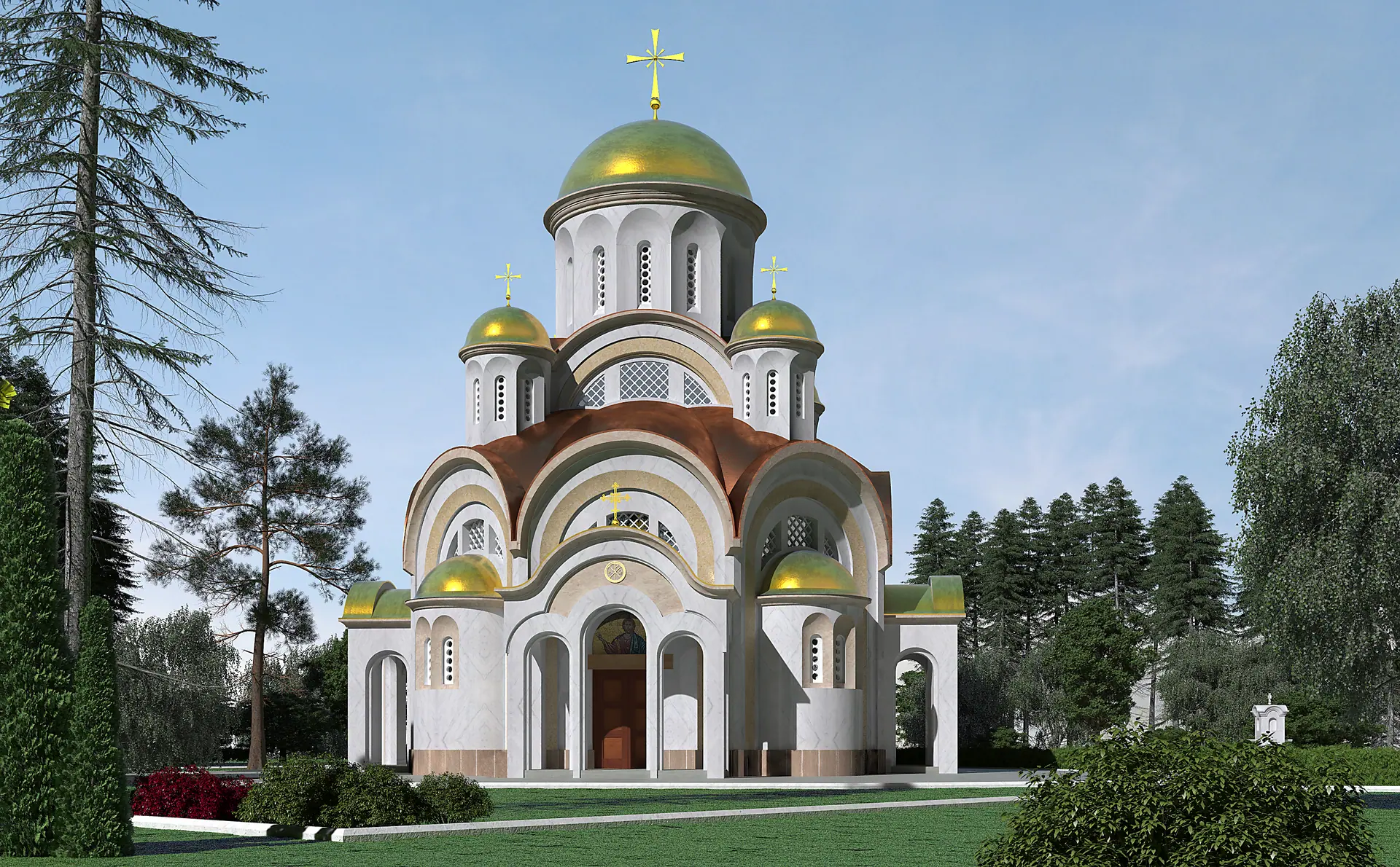 Црква Покрова Пресвете Богородице, Бања Врујци — slika 1